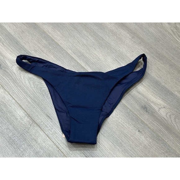 Eberjey Womens Pique Dree Bikini Bottom Low Rise Classic Cut Peaca Size S NWT - Picture 3 of 10